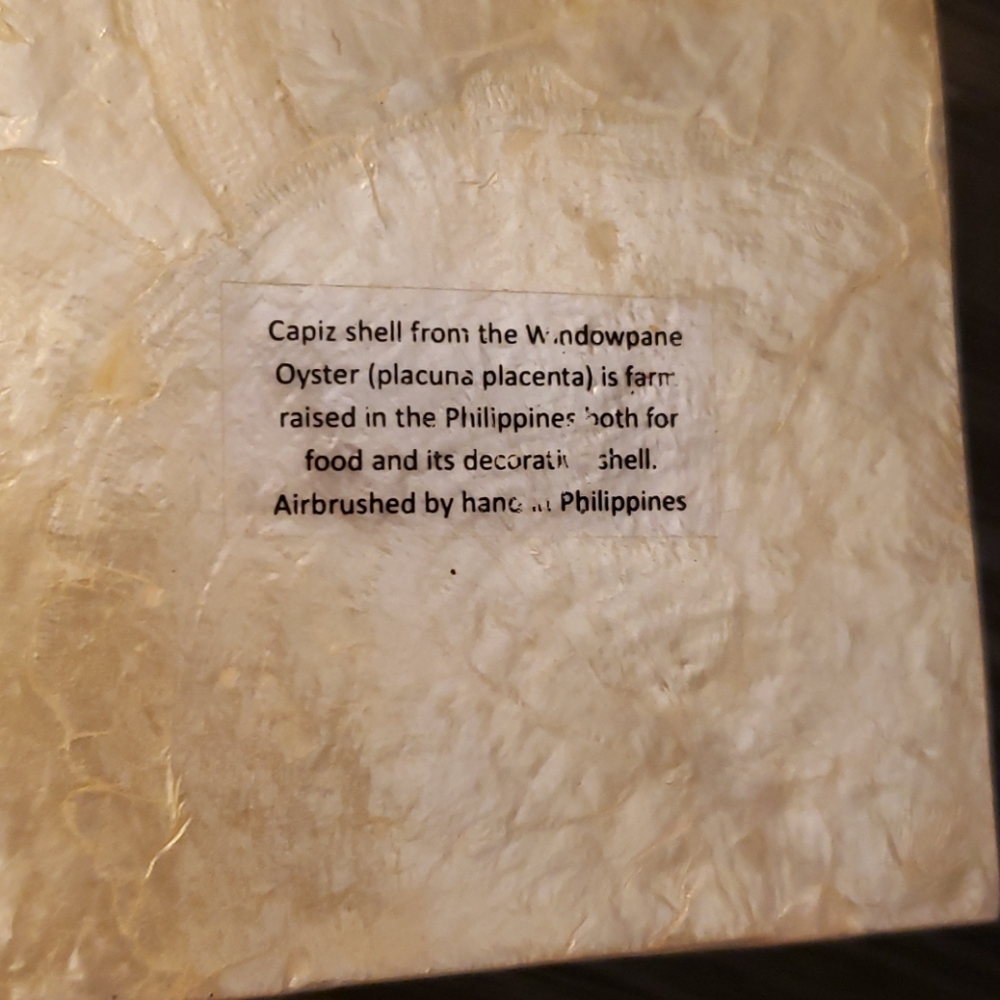 Capiz shell box - Picture 4 of 4